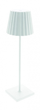 Luminaire extérieur mobile " mini shade " led 2w 180 lm 3000°k dc 3,7 v aluminium blanc. disponible abidjan cote d'ivoire.