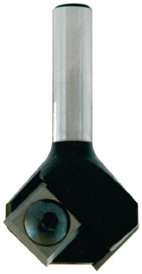 Mèche d"affleureuse ø 29mm - angle 45° - carbure - queue ø 8mm - long. disponible abidjan cote d'ivoire.