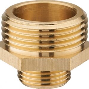 Mamelon de réduction double mâle laiton - d 20x27, d 12x17. disponible abidjan cote d'ivoire.