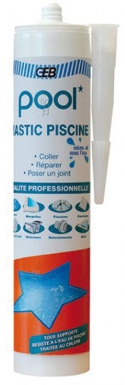 Mastic pool - joints pour piscines - blanc - cart. disponible abidjan cote d'ivoire.