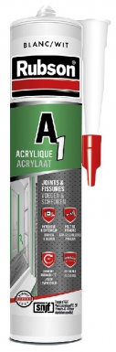 Mastic rubson a1 - joint et fissure - blanc - cart. disponible abidjan cote d'ivoire.