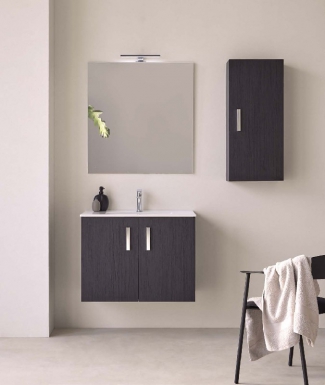 Meuble bas lenox 60 cm (h 55 cm / p 46 cm) - 2 tiroirs - blanc. disponible abidjan cote d'ivoire.