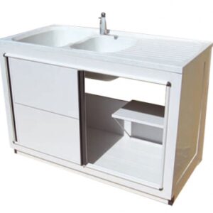 Meuble sous-évier 2 portes - largeur : 900 mm. disponible abidjan cote d'ivoire.