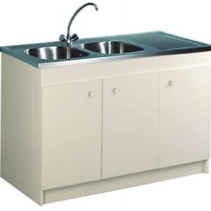 Meuble sous-évier 3 portes - largeur : 1400 mm. disponible abidjan cote d'ivoire.