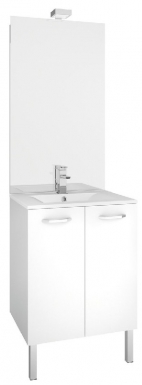 Miroir crédence - (l 60 cm / h 103 cm / p 20 cm) - blanc brillant. disponible abidjan cote d'ivoire.