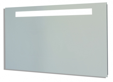 Miroir reflet sens 120 cm - éclairage horizontal led - cadre aluminium. disponible abidjan cote d'ivoire.
