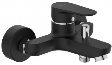 Mitigeur bain-douche mural kheops new c3 - noir. disponible abidjan cote d'ivoire.