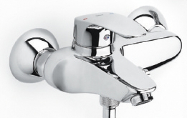 Mitigeur bain-douche mural monodin-n - finition chromé. disponible abidjan cote d'ivoire.