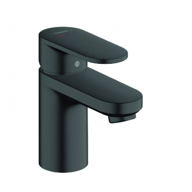 Mitigeur de lavabo vernis blend 100 coolstart avec tirette et vidage synthétique - finition noir mat. disponible abidjan cote d'ivoire.
