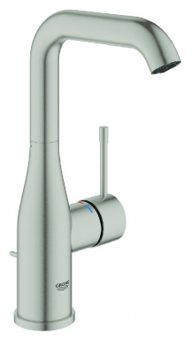 Mitigeur monocommande lavabo taille l essence supersteel grohe. disponible abidjan cote d'ivoire.