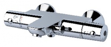 Mitigeur thermostatique bain-douche mural ceratherm 50 - chromé. disponible abidjan cote d'ivoire.