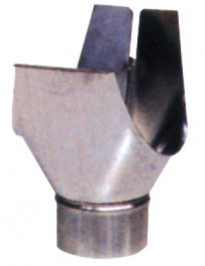 Naissance agrafable ø 80 - pour gouttière de 25 - zinc. disponible abidjan cote d'ivoire.