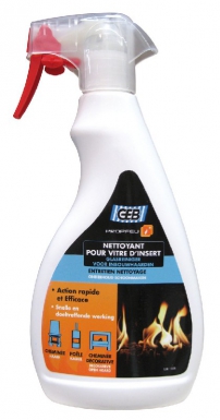 Nettoyant pour vitre d'insert - flacon pulvérisateur 500 ml. disponible abidjan cote d'ivoire.