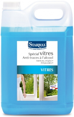 Nettoyant vitres anti-traces à l'alcool - anti-buée, anti-poussière, anti-pluie - bidon 5 l. disponible abidjan cote d'ivoire.