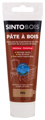 Pâte à bois sintobois à l"eau blanc - tube 80 g. disponible abidjan cote d'ivoire.