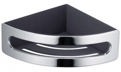 Panier de douche d'angle - elegance - chromé/anthracite. disponible abidjan cote d'ivoire.