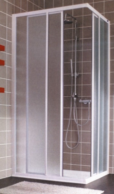 Paroi atout 80 - h 1900 - profilé laqué blanc - vitrage verre transparent. disponible abidjan cote d'ivoire.