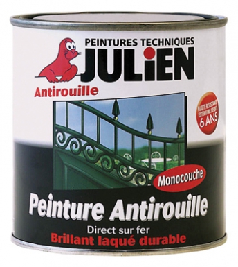 Peinture antirouille fericolor - noir satin - 2,5 l. disponible abidjan cote d'ivoire.