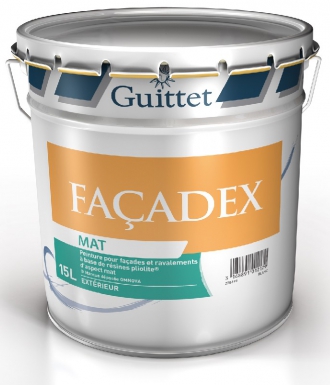 Peinture façadex pour facade neuve ou ancienne à base de résines pliolite® - extérieur - blanc mat - 15 l. disponible abidjan cote d'ivoire.