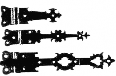 Penture rustique fer noir à charnière 2000 à plat 200x40 mm​ ​. disponible abidjan cote d'ivoire.