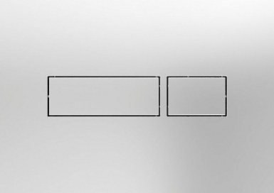 Plaque de déclenchement rec double touche - chromé. disponible abidjan cote d'ivoire.