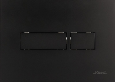 Plaque de déclenchement rec double touche - noir. disponible abidjan cote d'ivoire.