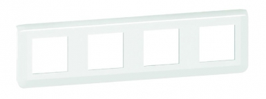 Plaque de finition horizontale mosaic pour 4x2 modules blanc. disponible abidjan cote d'ivoire.