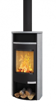 Poêle à bois magellan - coloris noir. disponible abidjan cote d'ivoire.