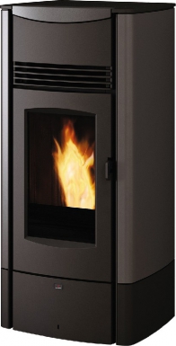 Poêle à granulés milly - coloris gris. disponible abidjan cote d'ivoire.