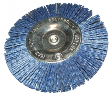 Polybrosse circulaire ø 100 x 6 mm - bleue. disponible abidjan cote d'ivoire.