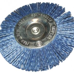 Polybrosse circulaire ø 75 x 6 mm - bleue. disponible abidjan cote d'ivoire.