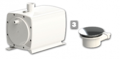 Pompe sanifloor 3 - siphon pour receveurs extra-plats. disponible abidjan cote d'ivoire.