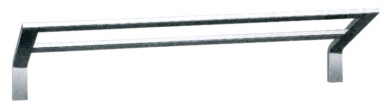 Porte-serviette 2 barres fixes 45 cm - sensis - chromé. disponible abidjan cote d'ivoire.