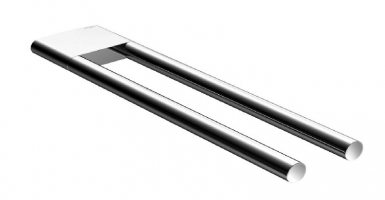 Porte-serviettes 2 bras fixes - edition 400 - 34 cm - chromé. disponible abidjan cote d'ivoire.