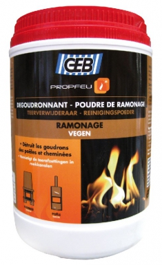 Poudre de ramonage pour poêles et cheminées - pot 1 kg. disponible abidjan cote d'ivoire.