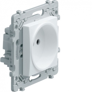 Prise 2p essensya 16a à vis - coloris blanc pure. disponible abidjan cote d'ivoire.