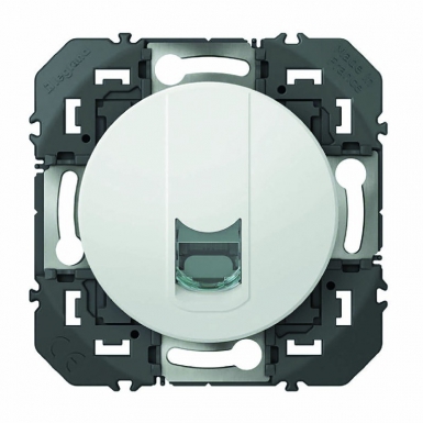 Prise blindée rj45 cat 6 ftp dooxie finition blanc. disponible abidjan cote d'ivoire.