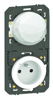 Prise de courant connectée céliane with netatmo 16a 3680w avec mesure et suivi consommation - blanc sans plaque. disponible abidjan cote d'ivoire.