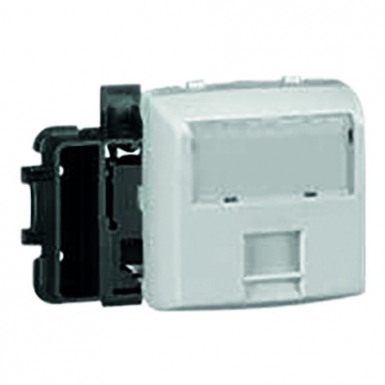 Prise rj45 catégorie5e utp appareillage saillie composable - blanc. disponible abidjan cote d'ivoire.