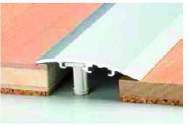 Profil de jonction à cheviller strié 90 cm 37 mm alu argent. disponible abidjan cote d'ivoire.