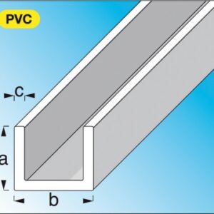 Profilé u pvc ( rigide ) blanc dim. disponible abidjan cote d'ivoire.