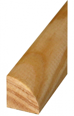 Quart de rond pin des landes 9 x 9 mm lg. disponible abidjan cote d'ivoire.