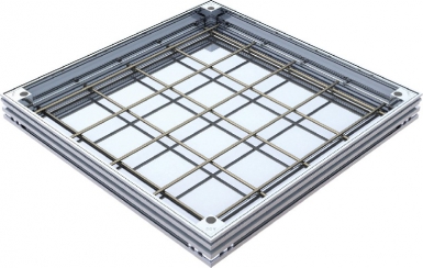 Regard alu étanche - 400 x 400 (int) x 50 mm - 30 kn. disponible abidjan cote d'ivoire.