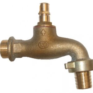 Robinet d'arrosage droit laiton - pour tuyau ø 15 - filetage entrée 15x21 et nez 20x27. disponible abidjan cote d'ivoire.