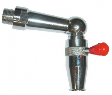 Robinet de puisage à manette quart de tour laiton chromé - avec brise-jet - filetage 15x21. disponible abidjan cote d'ivoire.