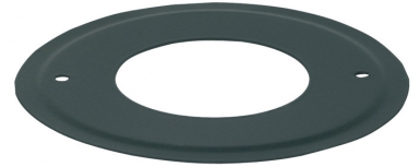 Rosace émaillée rigide noir mat - ø 80 mm. disponible abidjan cote d'ivoire.