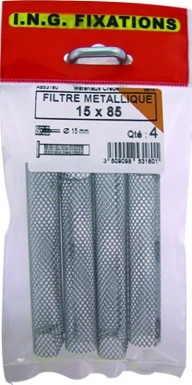 S/4 filtre metal 15x85. disponible abidjan cote d'ivoire.