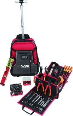 Sac à dos trolley 40 litres + composition de 111 outils d'électricien. disponible abidjan cote d'ivoire.