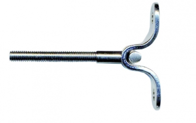 Sachet de 5 supports / câble m6 gauche articulé acier inox. disponible abidjan cote d'ivoire.