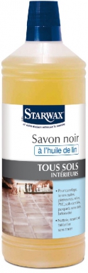 Savon noir à l'huile de lin - nettoie, nourrit et fait briller sans rincer - bidon 1 l. disponible abidjan cote d'ivoire.